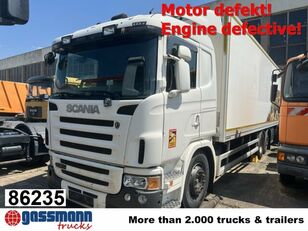 Scania G420 6x2, Liftachse, Hiab LBW, Motor defekt! box truck