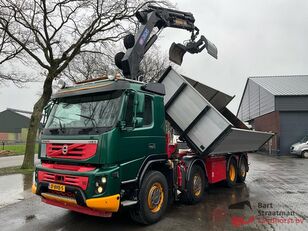 Volvo FMX, 460 8X2 8x2 met 3 zijden kabelsysteem inclusief bak en HMF  cable system truck