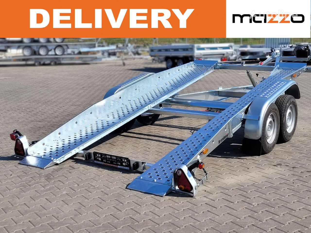 new Brenderup 3023GT 403x204x24cm Car Transporter two-axles GVW 3000kg car transporter trailer