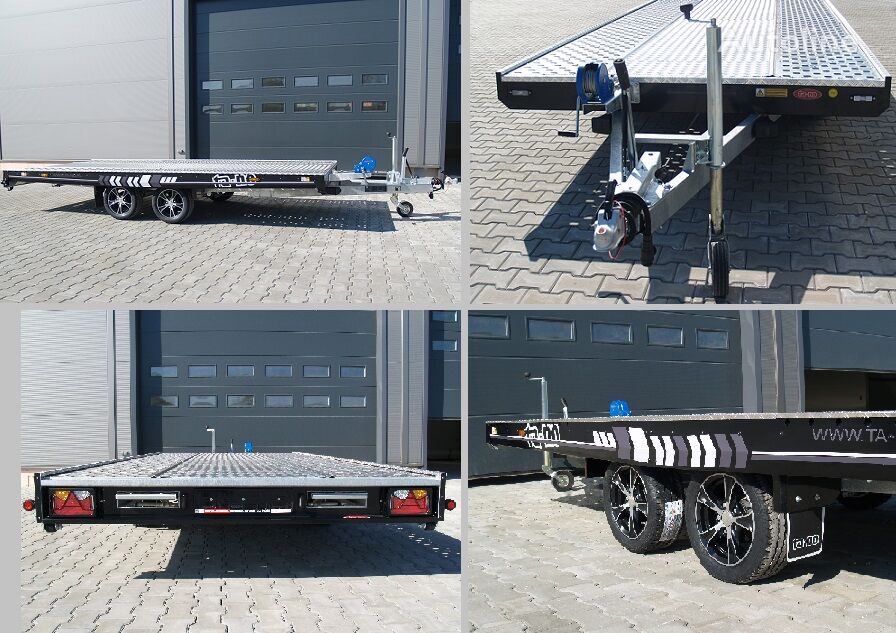 new TA-NO UNO 27.50 PREMIUM car transporter trailer