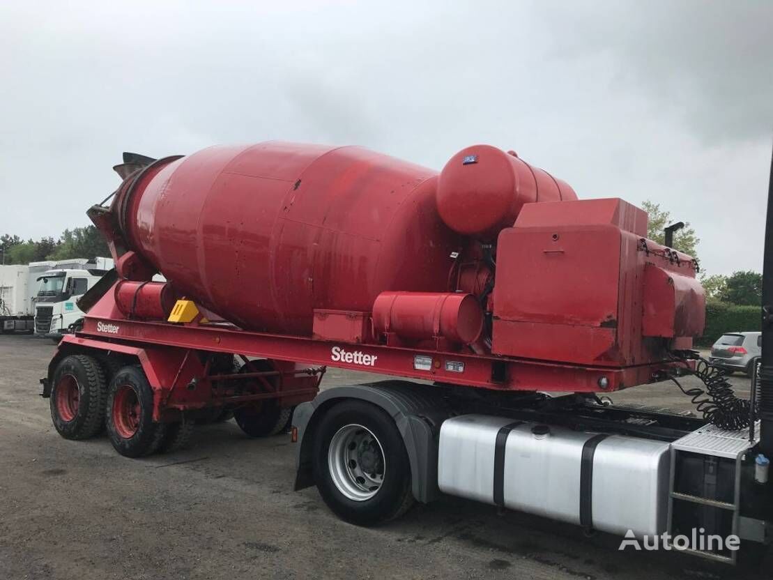 Stetter concrete mixer semi-trailer