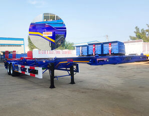 new 2 Axle 40 ft Skeleton Trailer for Sale in Kenya container chassis semi-trailer