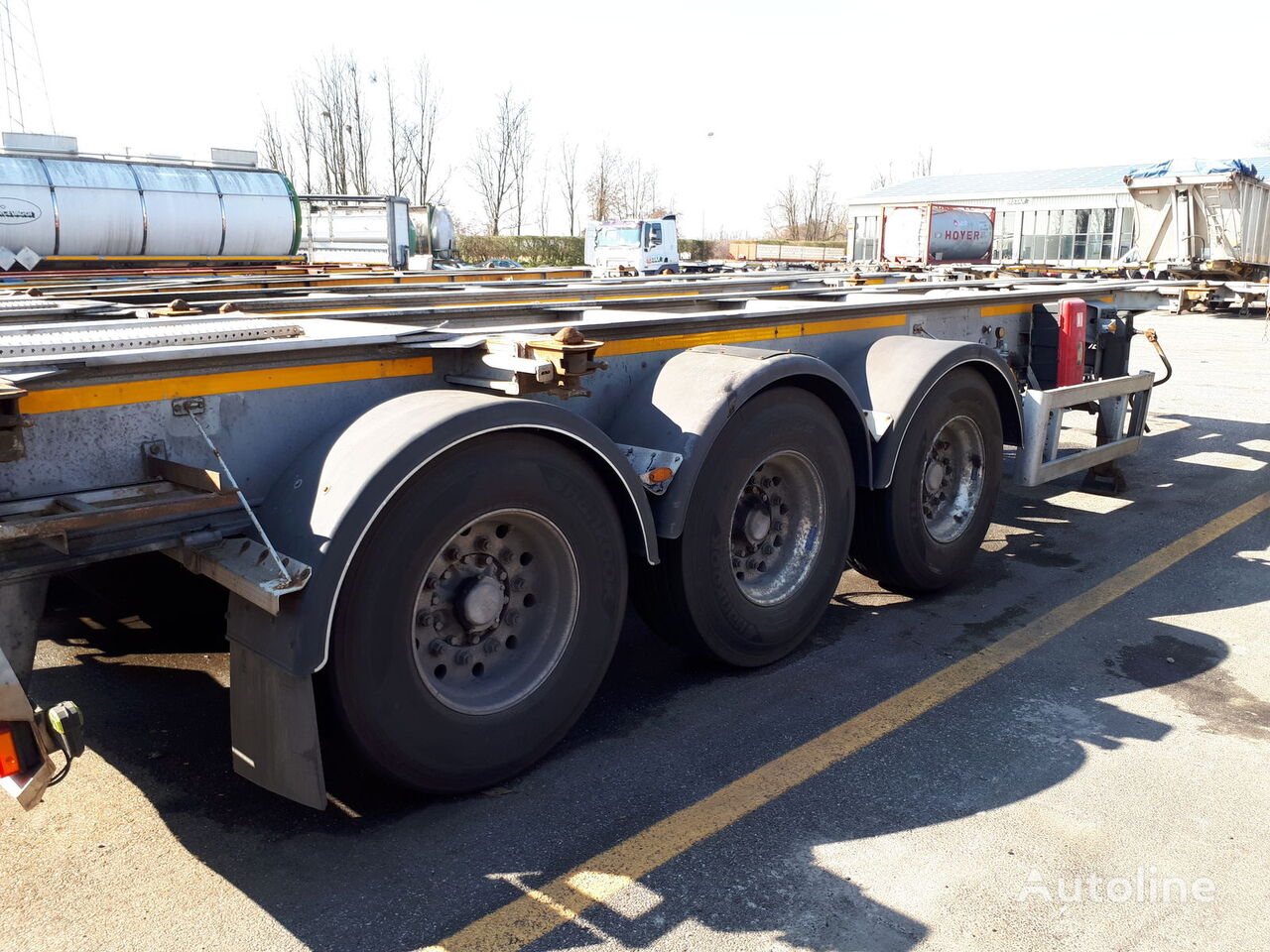 Menci container chassis semi-trailer