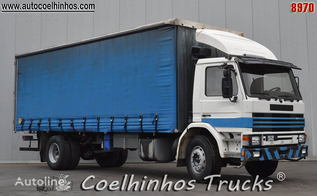 Scania 92M curtainsider truck