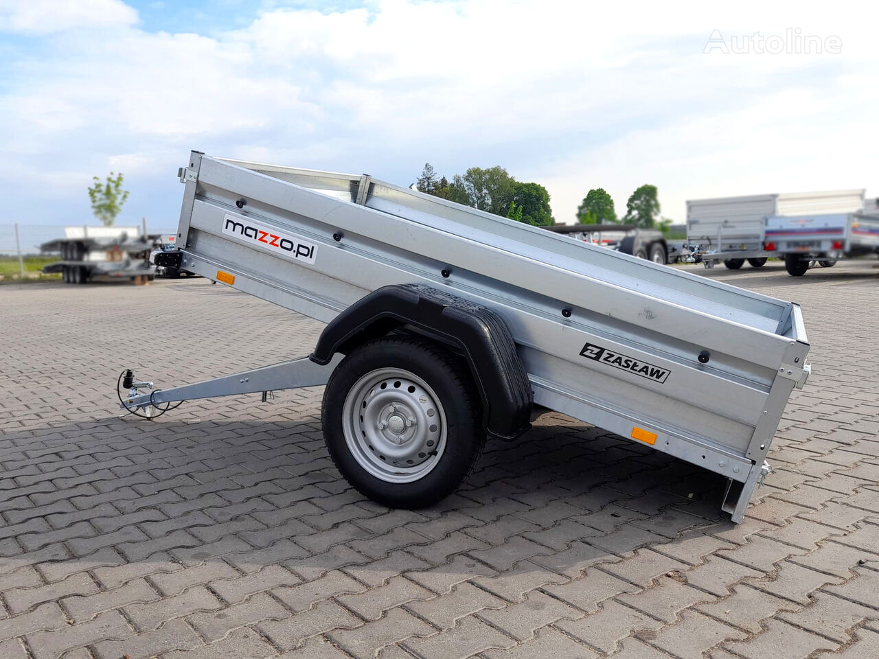 new Zasław 205SU 205x122x35cm 750kg STRONG dump trailer