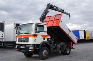 MAN TGM 13.280 Tipper + crane HIAB 111 4x4 dump truck