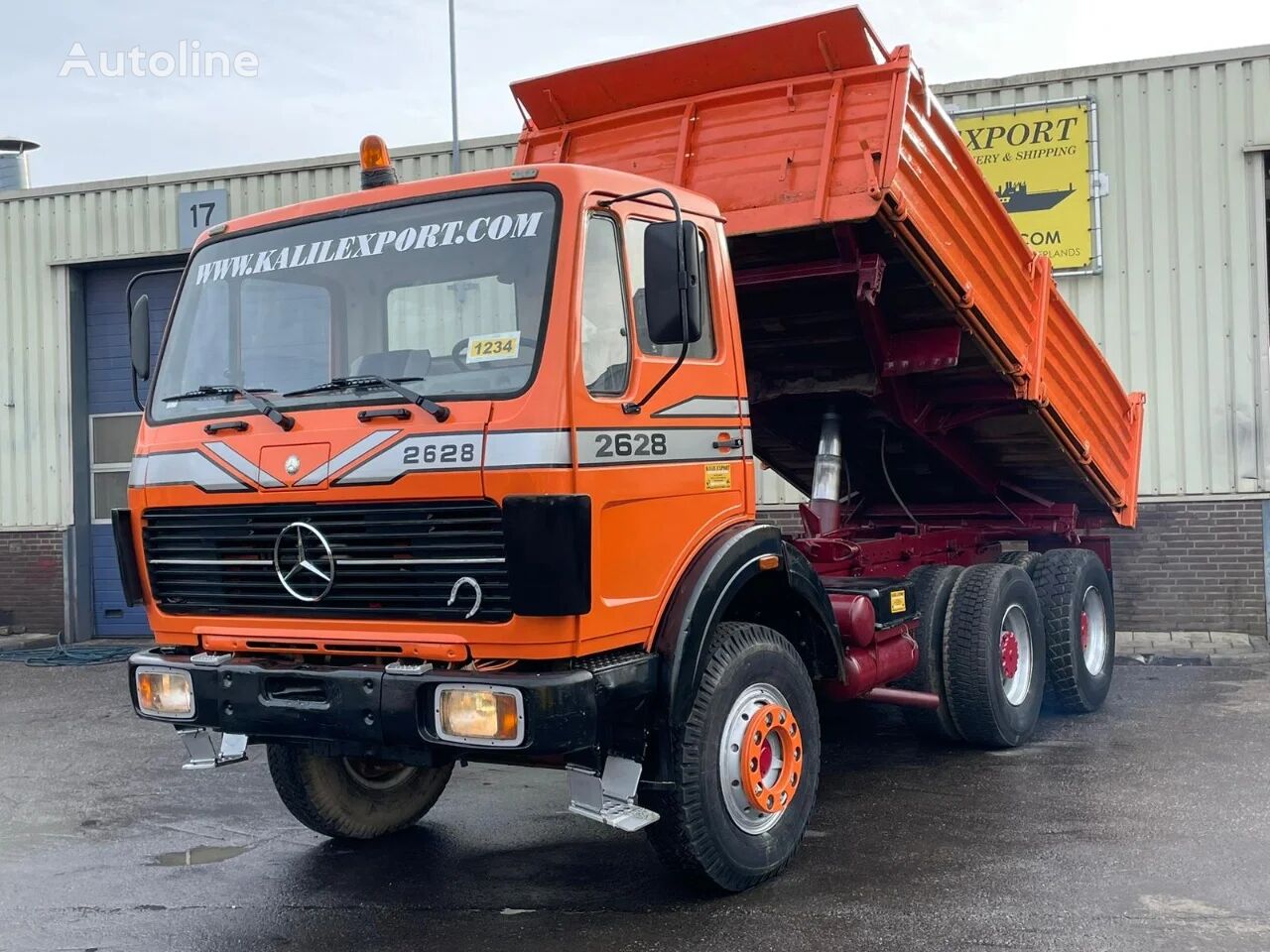 Mercedes-Benz SK 2628 Kipper 6x4 V8 ZF Big Axle Good Condition dump truck