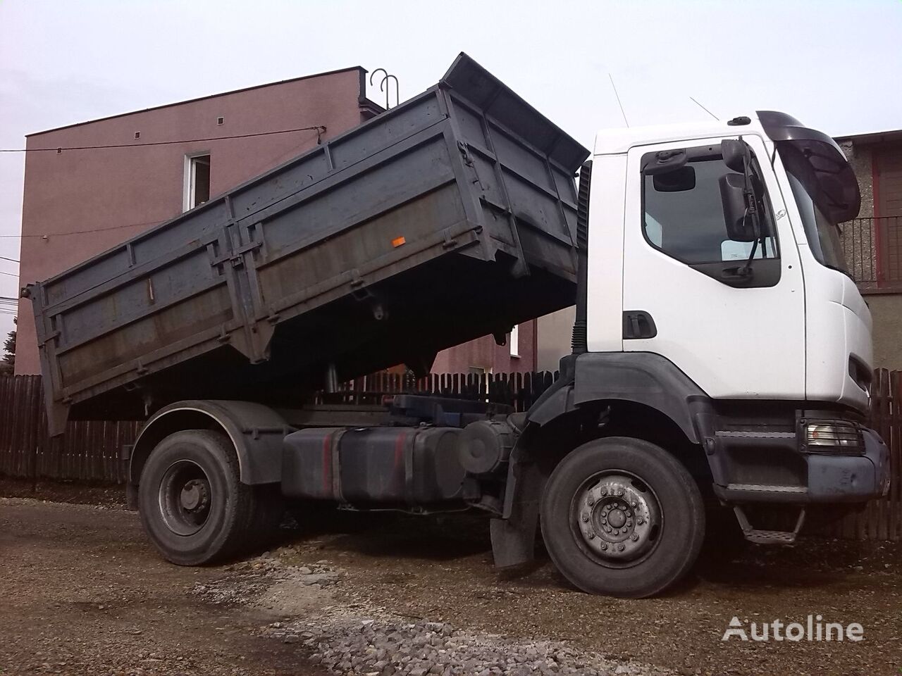 Renault KERAX  400 MANUAL PUMP  FULL STEEL dump truck