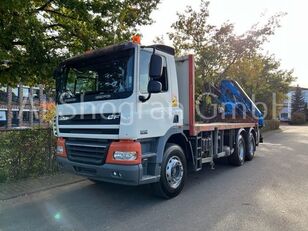 DAF CF 85.360 6X4 Mit Kran Terex 190.2E/Funk flatbed truck