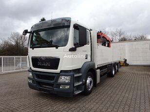 MAN 26.400 Flatbed + crane PK 18001L 6x2 flatbed truck