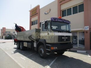 MAN 26.414  flatbed truck