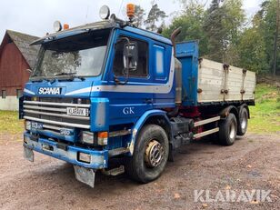 Scania P113 flatbed truck