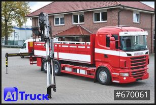Scania R400 flatbed truck