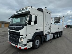 Volvo FM 460 8x2*6 Euro 6 / Crane HMF 875 K2 flatbed truck