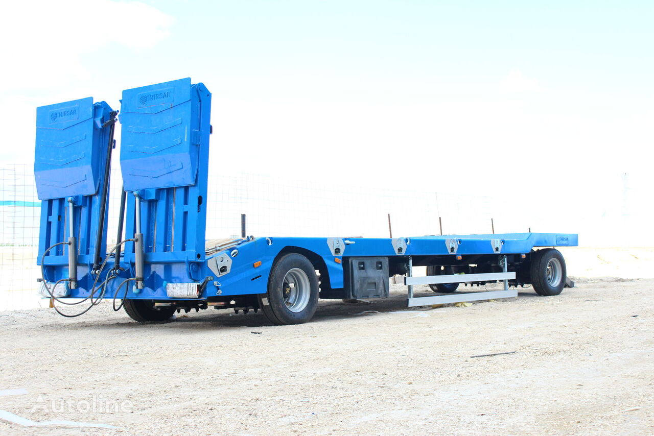 new Emirsan 2024 Dolly Platform Low Loader for Farming Equipment low bed semi-trailer