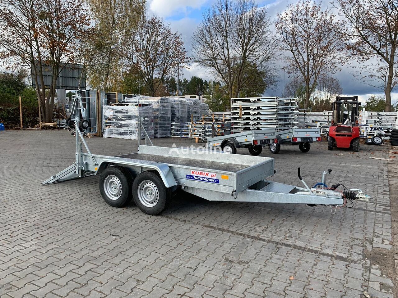 new Niewiadów B3032HTP building trailer 300x150, 3000kg low loader trailer