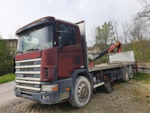 Scania R124LB  platform truck