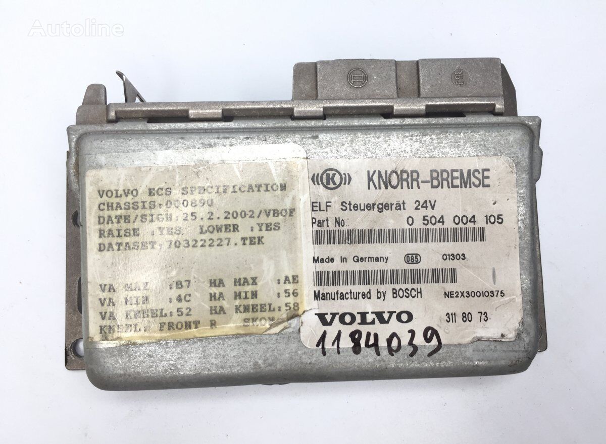 Knorr-Bremse B12B (01.97-12.11) 3118073 control unit for Volvo B6, B7, B9, B10, B12 bus (1978-2011)