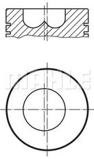 Mahle Original 2133300 2133300 piston for DAF F2500 truck