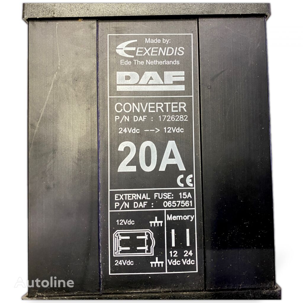 DAF,EXENDIS XF105 (01.05-) power inverter for DAF XF95, XF105 (2001-2014) truck tractor