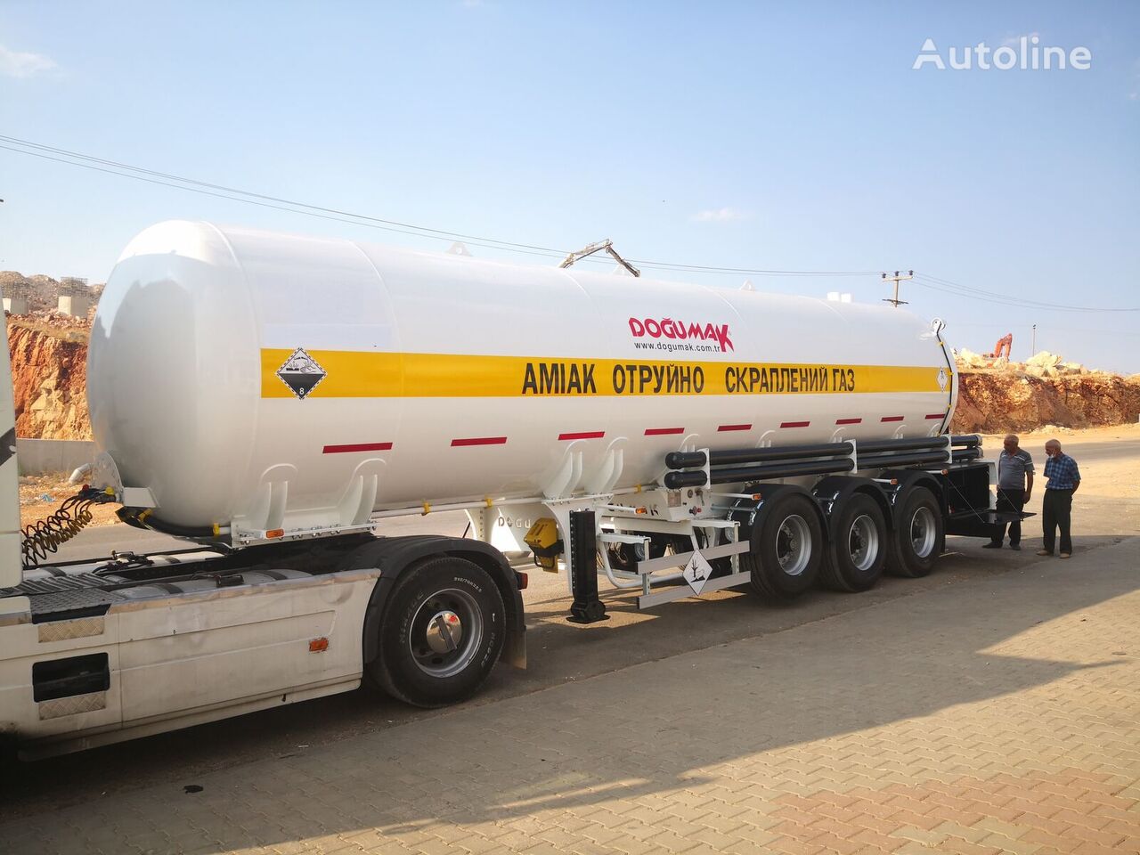 new Doğumak TRAILER - ADR AMIAK tankeri römork chemical tank trailer