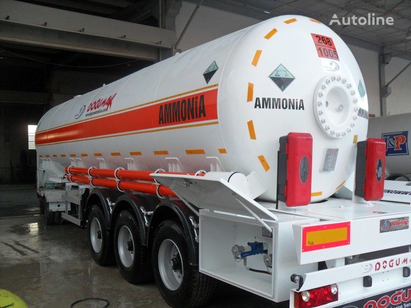 new Doğumak AMMONIA NH3 35M3 gas tank trailer