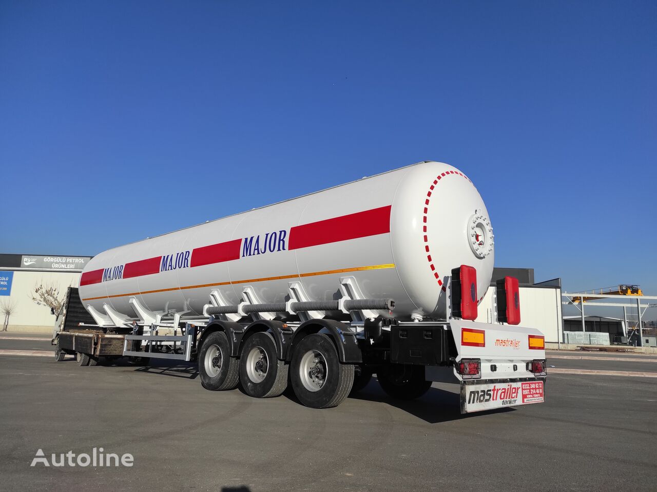 new Mas Trailer Tanker NEW 57 CBM LPG TANKER SEMI TRAILER FROM FACTORY gas tank trailer