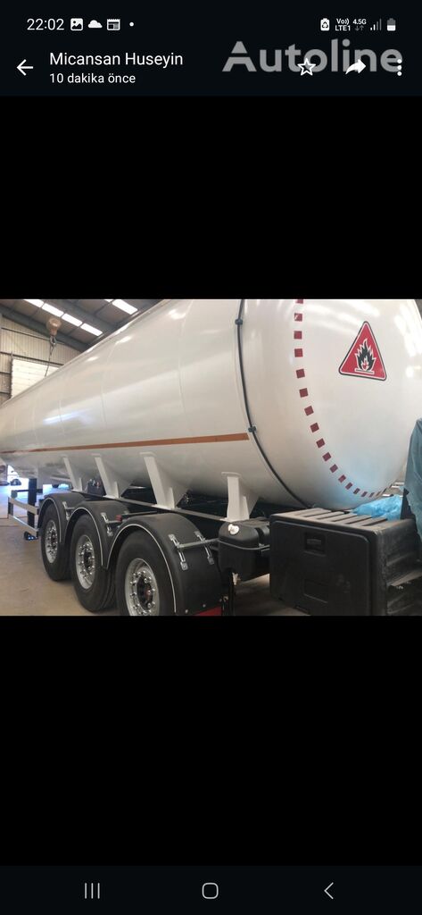 new Micansan READY FOR SHIPMENT 45 M3 LPG GAS TANKER SEMITRAIL gas tank trailer