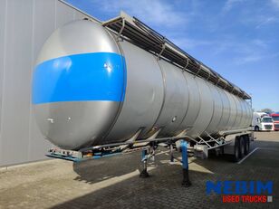 Burg BPO 16 27 Z - 3 Comp. 57.250 Ltr. tanker semi-trailer