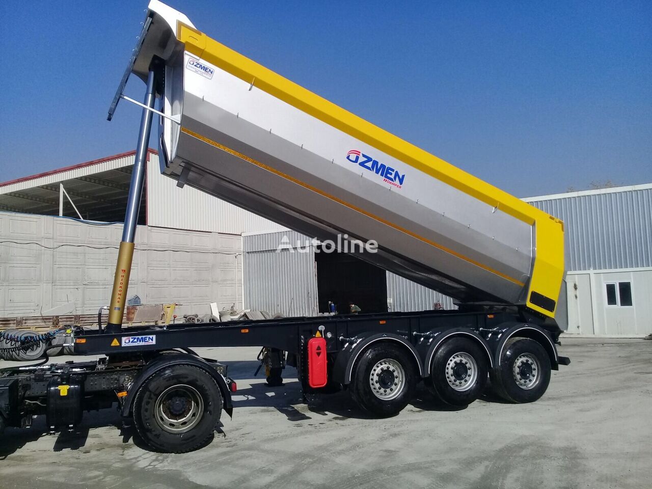 new Özmen Damper HALF PIPE TIPPER SEMI TRAILER - KTL PROTECTION tipper semi-trailer