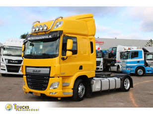 DAF CF 400 MEGA + EURO 6 + liftable 5th wheel truck tractor