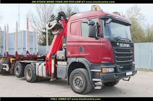 Scania G 490, 6x4, EURO 6, RETARDER, CRANE PALFINGER truck tractor
